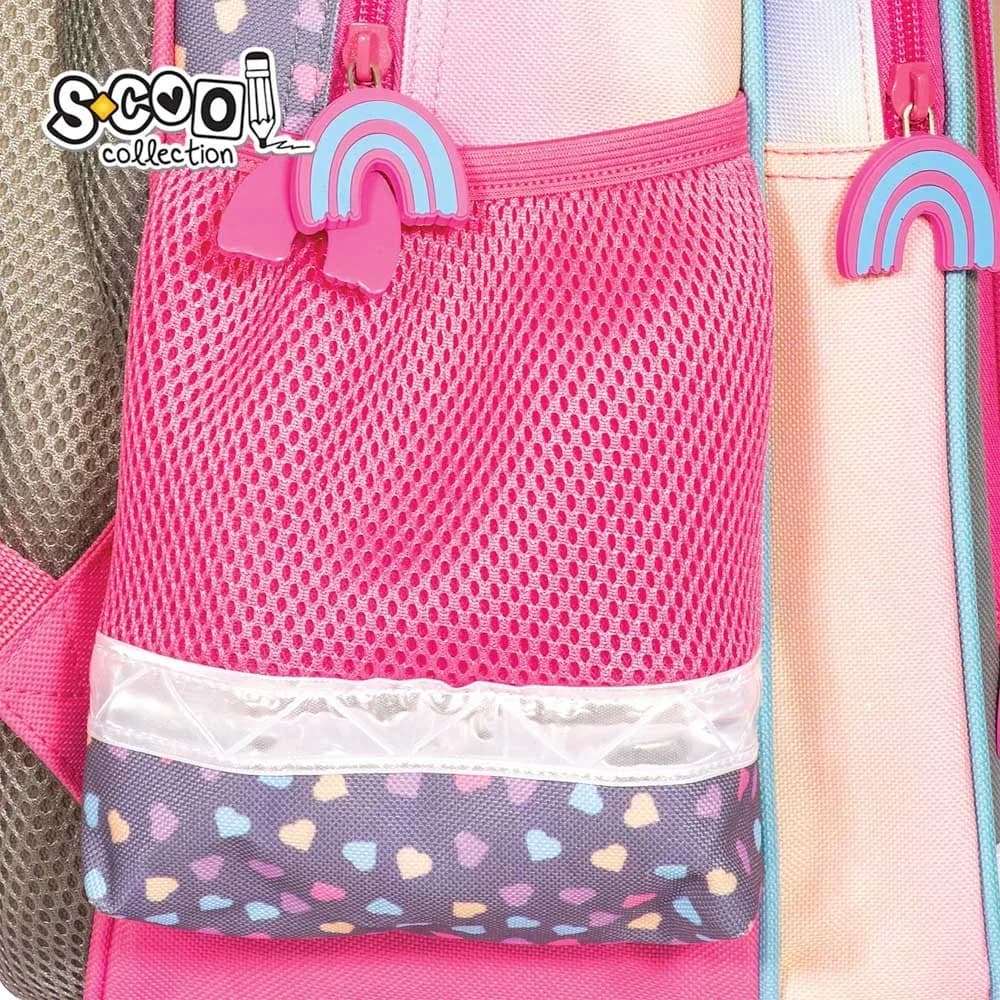 Ghiozdan ergonomic HAPPINESS, 40.5x29x13.5 cm - S-COOL — miniatură