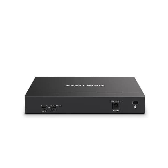 Switch Mercusys Desktop 8 porturi Gigabit, MS108GP, 7 porturi POE (1-7), buget POE: 65 W, Standarde si protocoale: IEEE 802.3x Flow Control, Dimensiuni: 171*98*27 mm. — miniatură