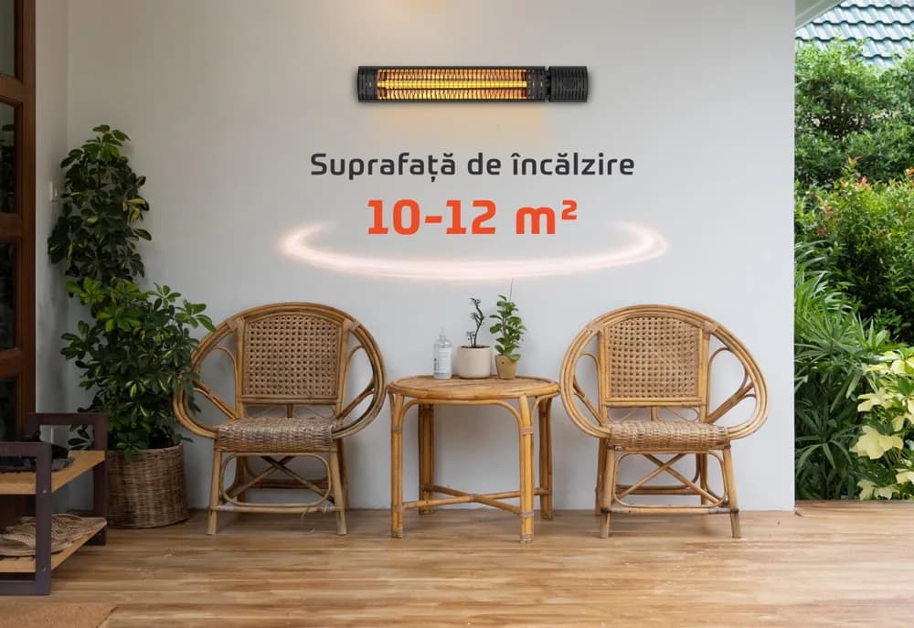 HEINNER Incalzitor electric cu prindere de perete 1000W/2000W — miniatură