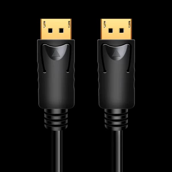 CABLU video LOGILINK, DisplayPort (T) la DisplayPort (T) 1.2, 5m, conectori auriti, rezolutie maxima 4K (3840 x 2160) la 60 Hz, plastic, triplu ecranaj, CCS, negru, "CD0103" — miniatură