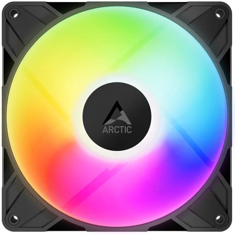 Ventilator Arctic "P14 Pro A-RGB", 140mm, 600 - 3000 RPM, FDB, 110 cfm, 4-Pin Fan Plug + 4-Pin Socket, lungime cablu 400 mm + 80 mm Daisy-Chain, negru, "ACFAN00315A" - 4895265000393 — miniatură