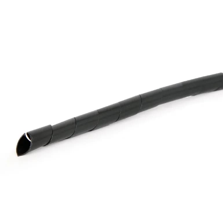Folie spiralata GEMBIRD, lungime 10m, diametru 12mm, pentru protectie cabluri, negru, "CM-WR1210-01" — miniatură