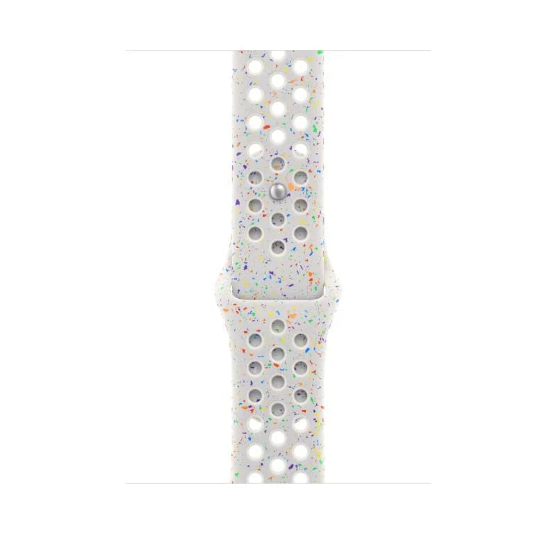 Curea pentru Apple Watch 46mm Pure Platinum Nike Sport Band - S/M