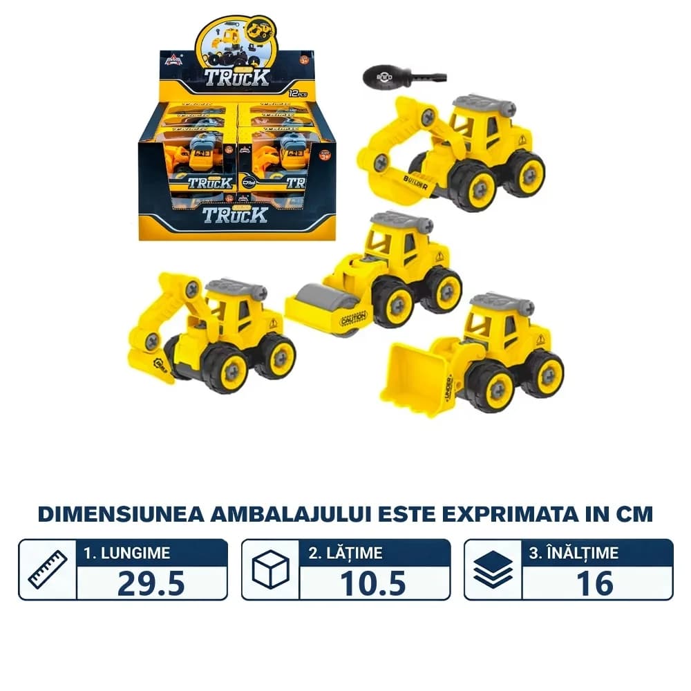 Utilaje demontabile, 12 buc/set — miniatură
