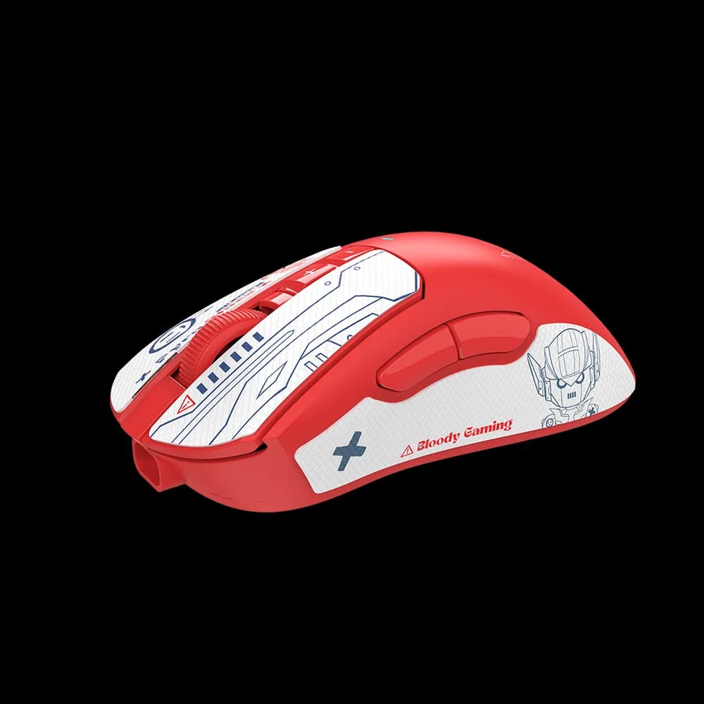 Mouse A4Tech, gaming, Bloody WaveLink Full Speed Dual Mode Wireless Pyro Blaze, "R73Ultra Pyro Blaze" 4711421 002509 — miniatură