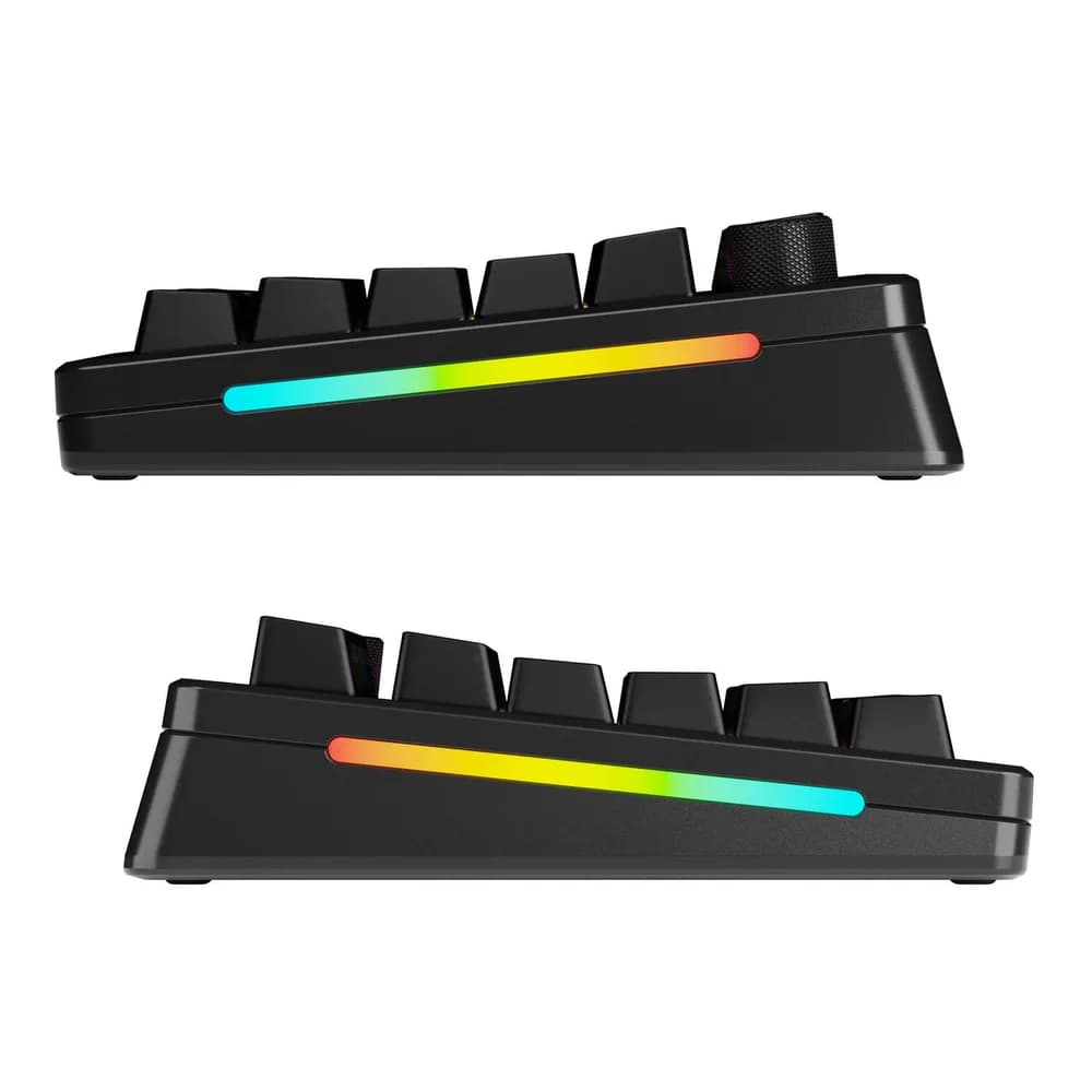 Glorious Tastatura mecanica GMMK 3 PRO 75% Prebuilt Wireless, USB-C, Fox Switches, US layout, 81 taste, Negru "GLO-KB-GMMK3-PRO-75-PB-FOX-WL-BLK-US" — miniatură