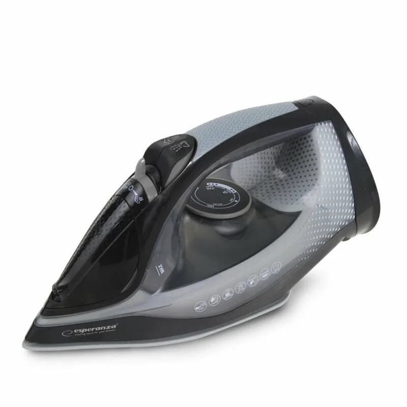Fier de calcat Esperanza Satin EHI011 fara fir 2600W ceramica Negru "EHI011"