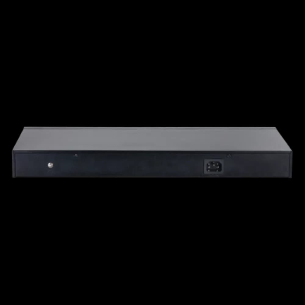 Dahua Managed Switch 18 porturi, 16 porturi POE, Gigabit, Port 1-16:16 × 10M/100M/1000MBase-T (PoE), Port 17-18:2 × 10M/100M/1000MBase-T (uplink) (combo), Port 17-18:2 × 1000M SFP (uplink)(combo), 1 × Console port, Managed L2, Capacitate switch: 56 Gbps, Packet Forwarding Rate: 29.76 Mpps — miniatură