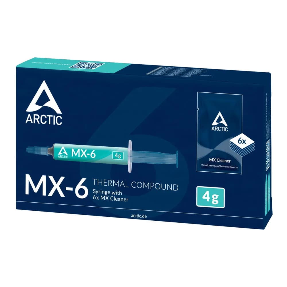 PASTA SILICONICA ARCTIC MX-6, 4g, cu MX Cleaner 6buc,"ACTCP00084A" — miniatură