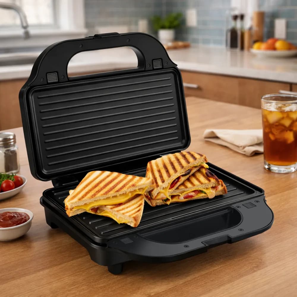 SANDWICH MAKER HEINNER SM-2H900BKS — miniatură