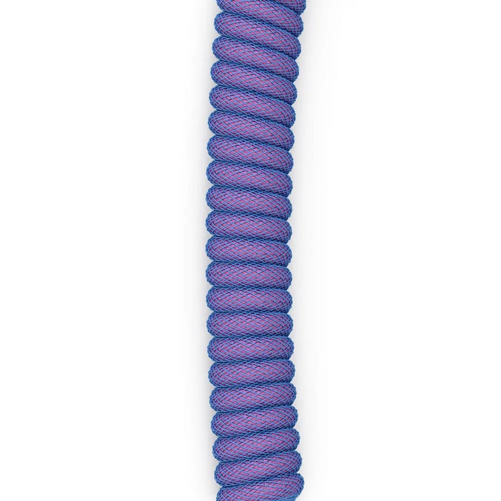 Glorious cablu tastatura Coiled Nebula, USB-C - USB-A, 1.37m, Mov "GLO-CBL-COIL-NEBULA" — miniatură