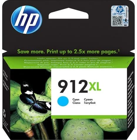 Cartus Cerneala Original HP Cyan, Nr.912XL, pentru OfficeJet 8013|8023, 825, "3YL81AE"