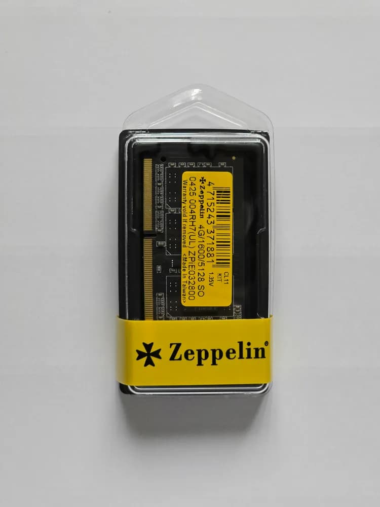 MEMORIE SODIMM Zeppelin DDR3 8GB frecventa 1600 MHz, (kit 2 x 4GB), low voltage, retail "ZE-SD3-8G1600V1.35-KIT"