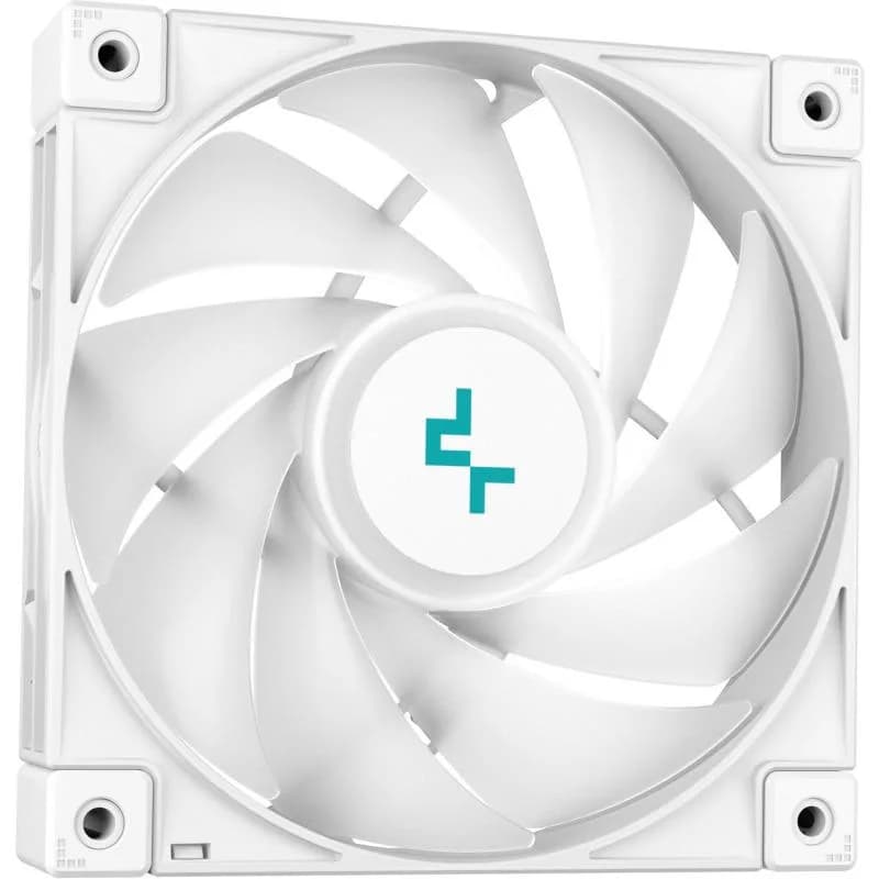 Cooler Procesor DeepCool LS520 WH, Lichid, 12 cm, 2 ventilatoare, aRGB — miniatură