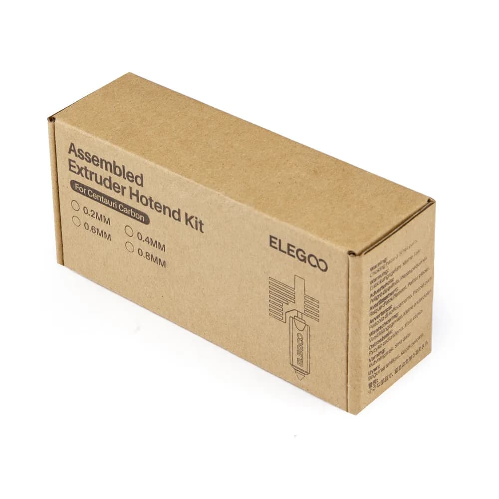 Duză Elegoo – Centauri Carbon Assembled Hotend Kit cu brass-hardened (50.204.0141) — miniatură