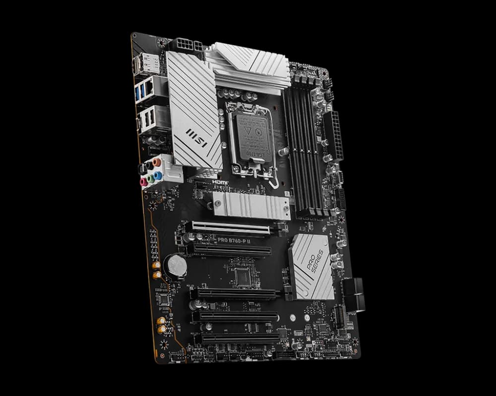 MSI PRO B760-P II, ATX, LGA 1700, Dual Channel DDR5, 4xDDR5, 5x PCIe x16 slots, 2x M.2 slots, 1x HDMI, 1xDP, 2x USB 2.0, 2x USB 5Gbps, 1x Type-C, 7.1 HD Audio, 2.5G LAN, 3Y "PRO_B760-P_II" — miniatură