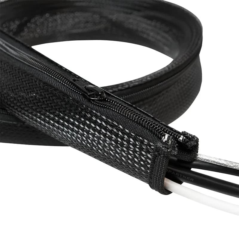 MANSON protectie cabluri LOGILINK, cu fermoar, diametru 35mm, 2m, negru, "KAB0049"
