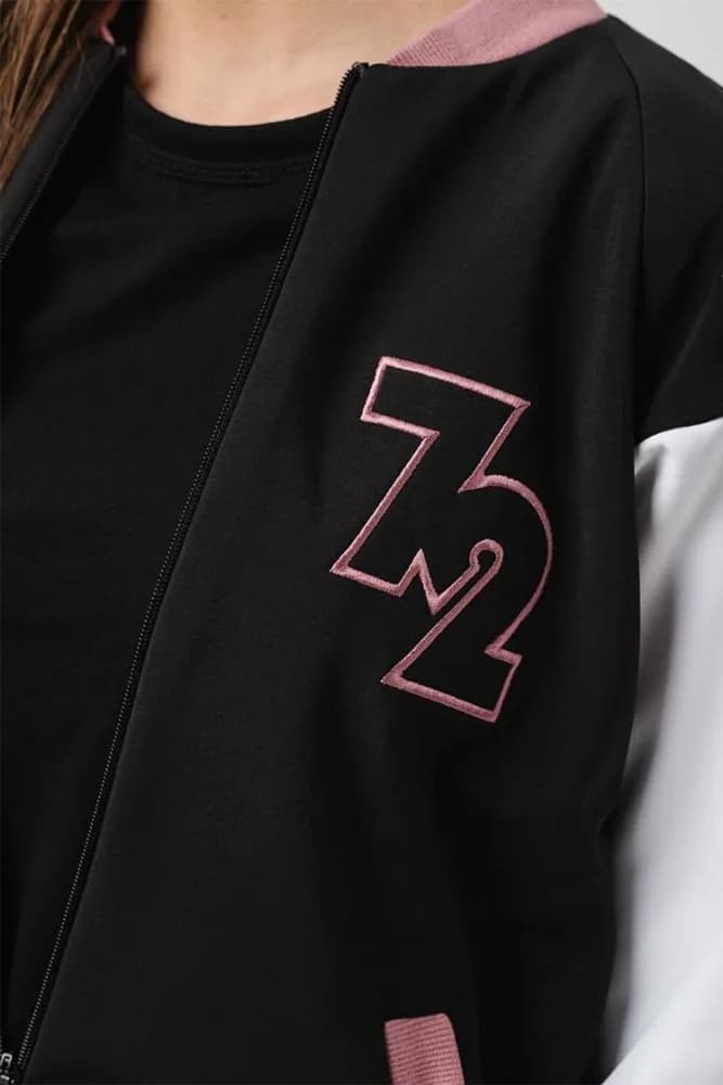 W JACHETA BOMBER PINK L — miniatură