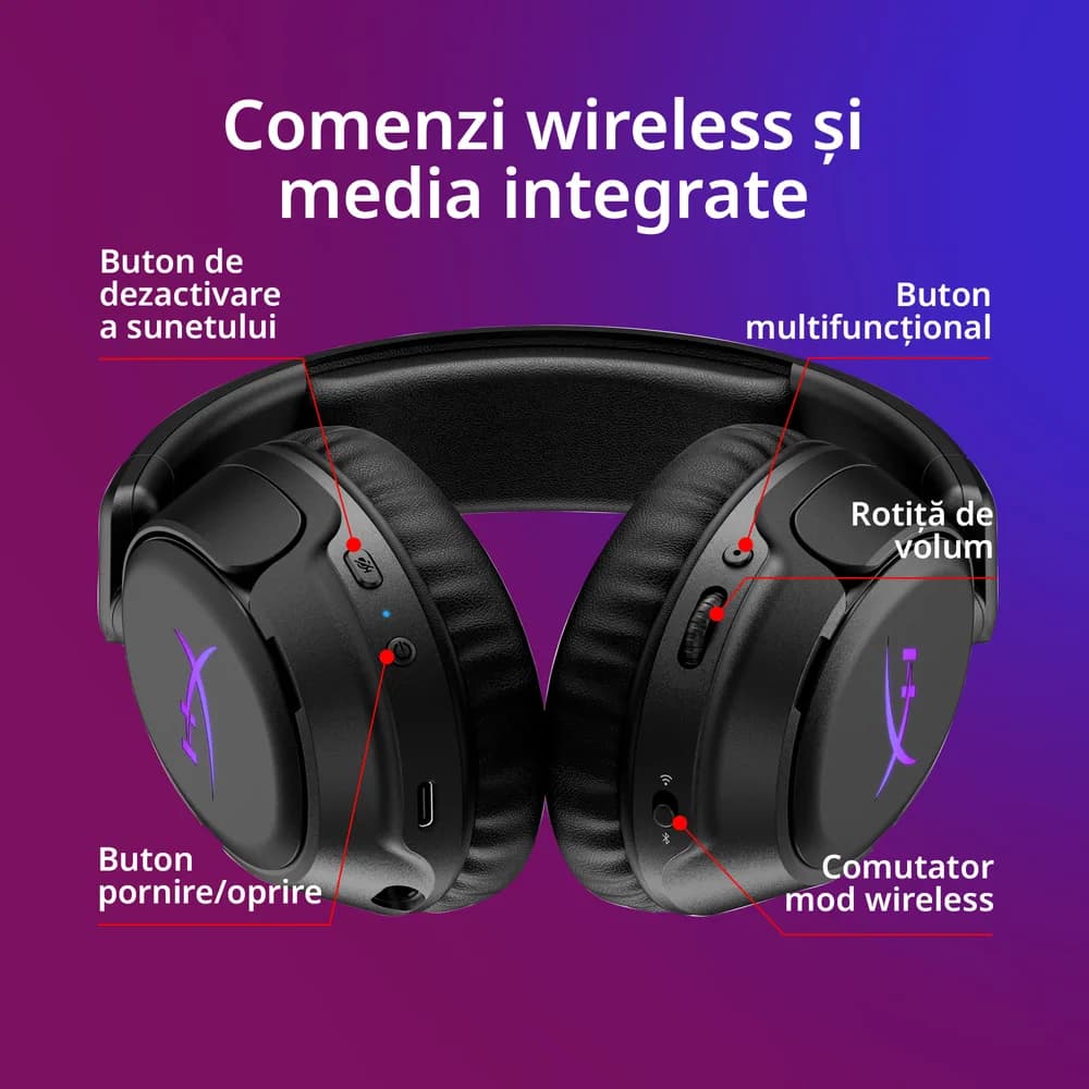 HyperX Cloud Flight 2 WL WHT GAM HS "B5VC5AA" — miniatură
