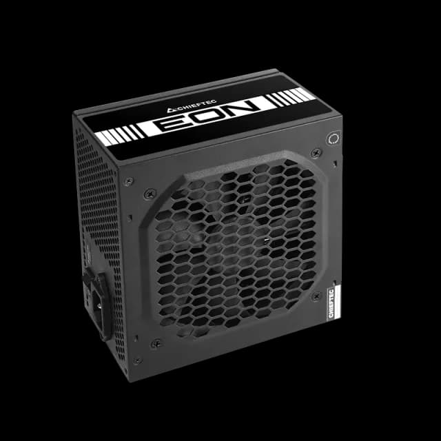 SURSA Chieftec "EON", 500W, certificare 80 Plus, non-modular, fan 120mm, negru, "ZPU-500S" — miniatură