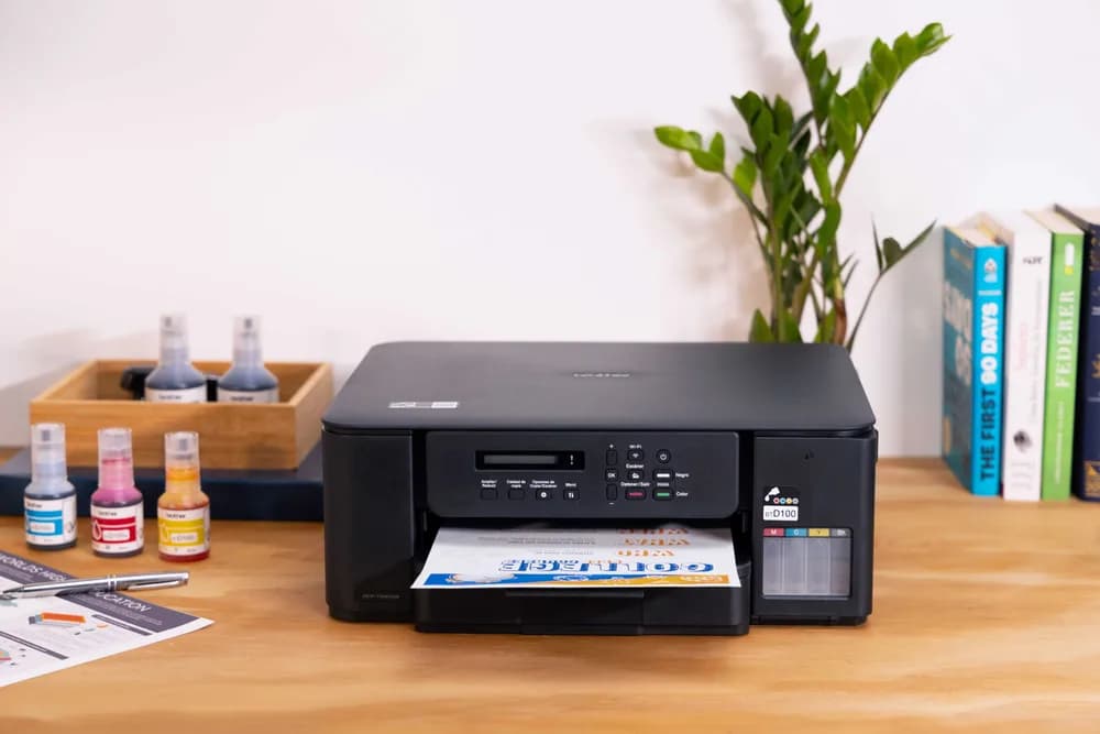 Multifunctional Inkjet CISS Color brother DCP-T530DW, A4, Functii: Impr.|Scan.|Cop., Viteza de Printare Monocrom: 16ppm, Viteza de printare color: 9ppm, Conectivitate:USB|WIFI, Duplex:Da, ADF:Nu(incl.TV 11lei) "DCPT530DWYJ1" — miniatură