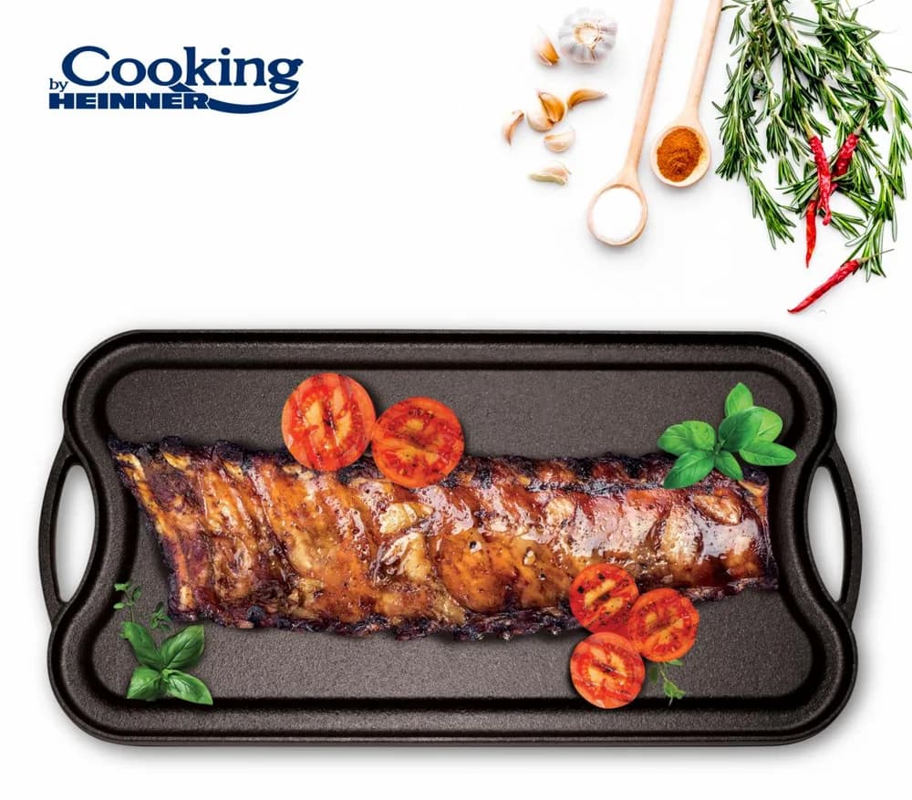 TAVA GRILL/PLITA FONTA PURA, 51X26X2.5 CM, COOKING BY HEINNER — miniatură