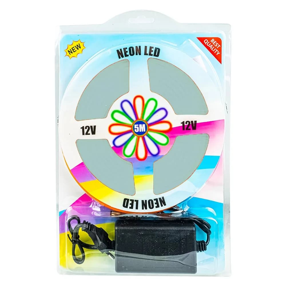 Banda led cu transformator, 5m, 12V — miniatură
