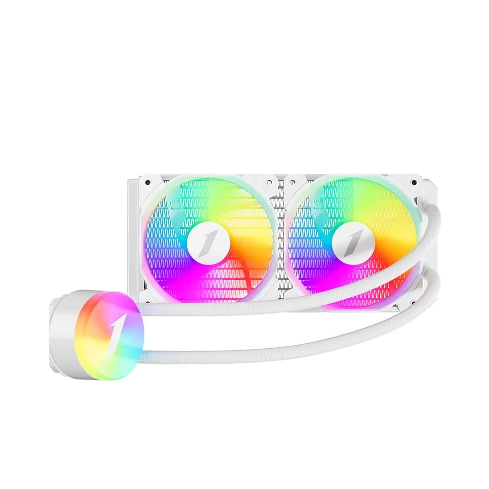 Cooler Procesor 1STPLAYER THUNDERSTORM TS2 240, Lichid, 12 cm, 2 ventilatoare, aRGB — miniatură