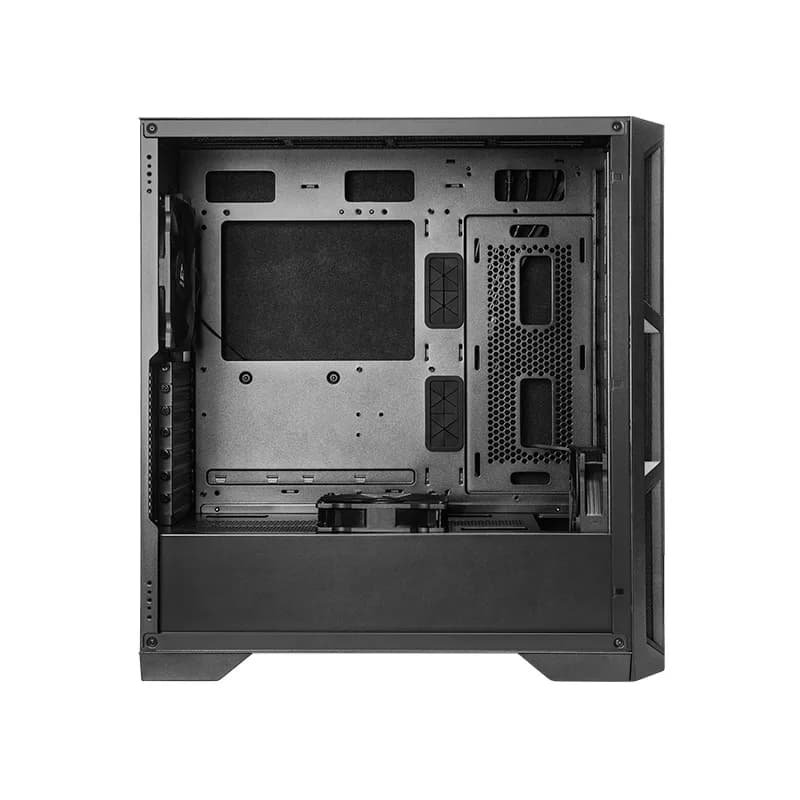 CARCASA Chieftec "APEX Q",middle tower,office,fara sursa, 11xfan, 3xfan incluse,PSU shroud,USB 3.1 gen 1x2,USB-C 3.2 gen 2x1,audio,mic,7 sloturi expansiune,negru, "GA-01B-Q-OP" — miniatură
