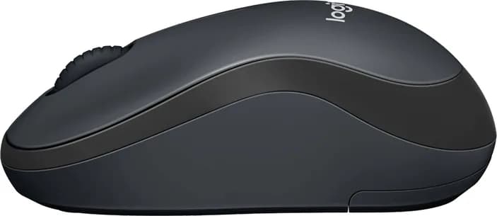 MOUSE LOGITECH, "M220 Silent", PC sau NB, wireless, 2.4GHz, optic, 1000 dpi, butoane/scroll 3/1, negru, 45504994 "910-004878" — miniatură