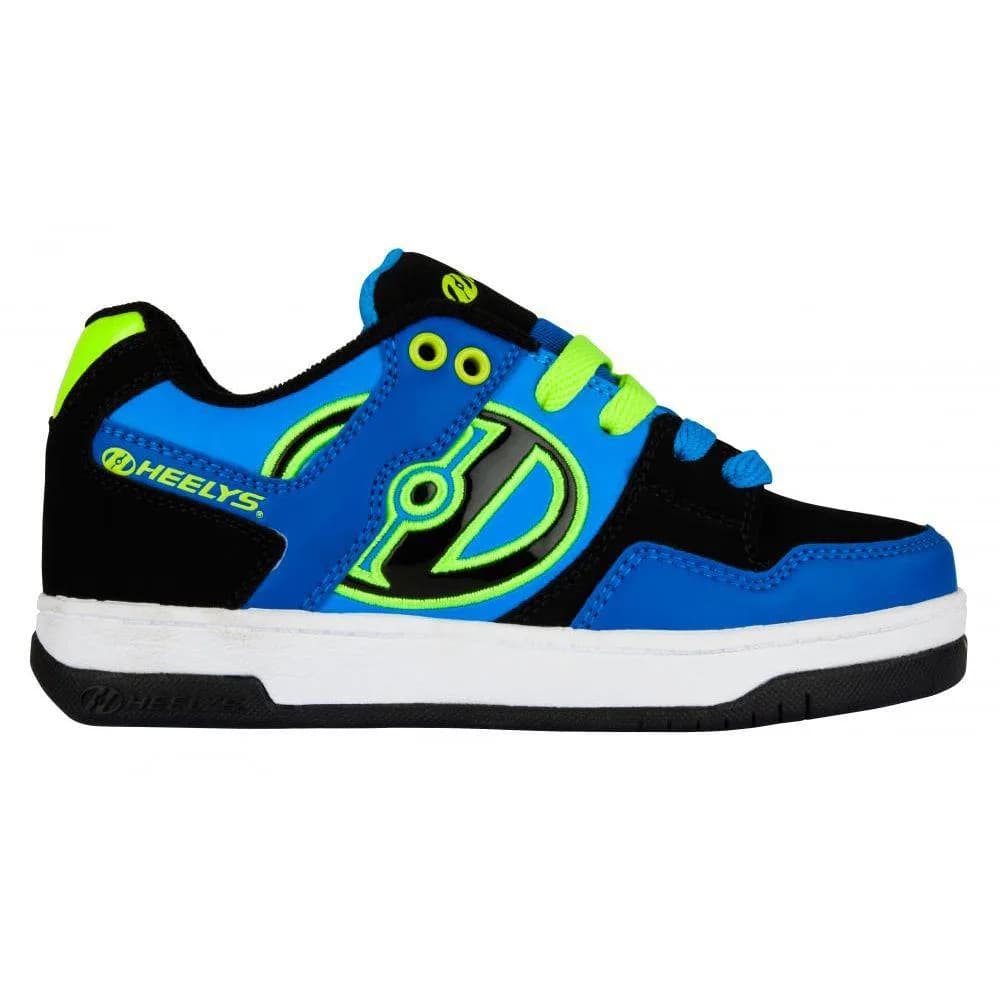 ROLE HEELYS FLOW 34 ALBASTRU NEGRU LIME — miniatură