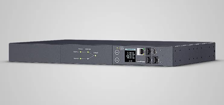 CYBERPOWER PDU44004 12 x IEC C13 1U Switched Over IP Management, "PDU44004"