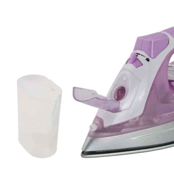 Fier de calcat Esperanza Tulle EHI004 ceramic 2400W Alb/Roz "EHI004" — miniatură