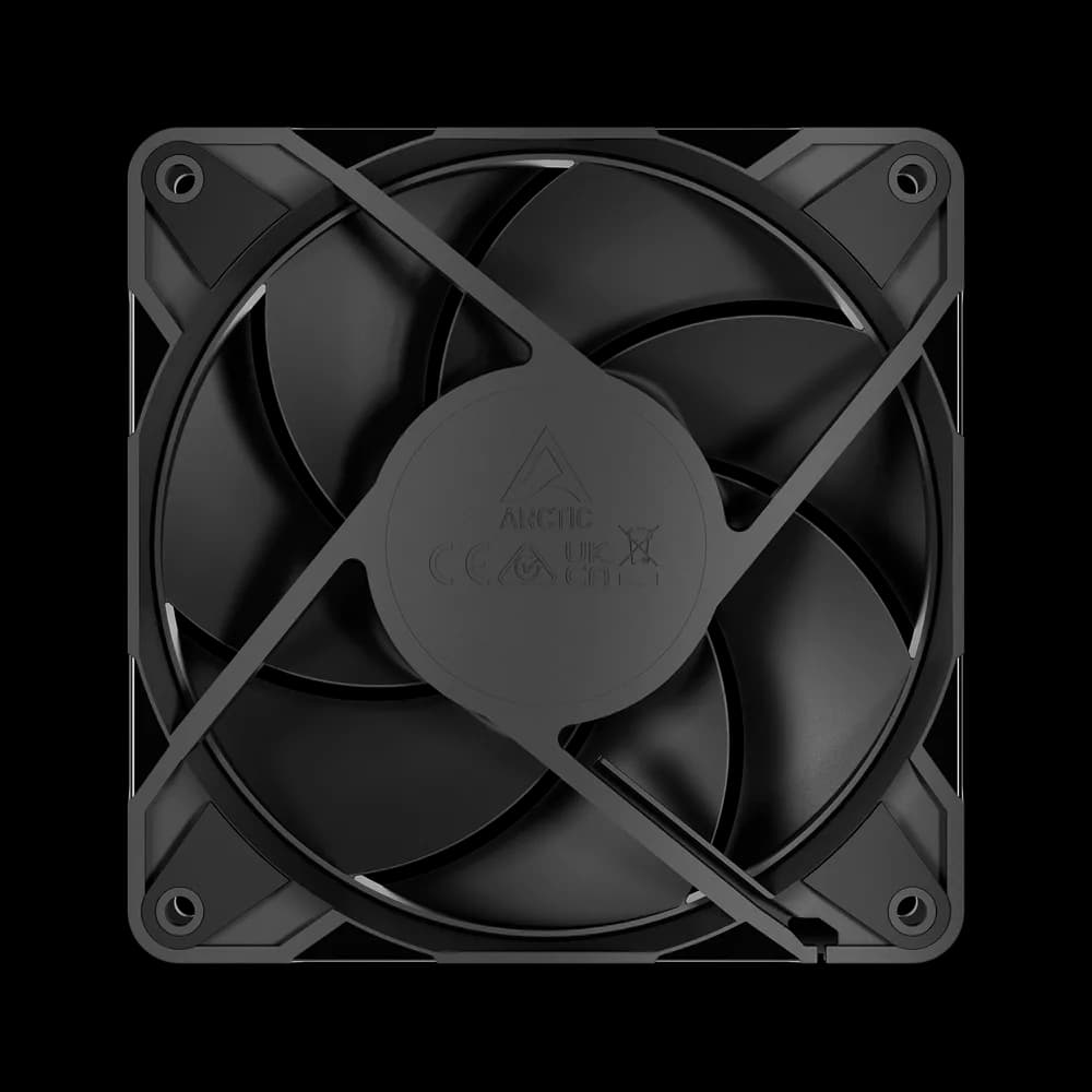 Ventilator Arctic "P12 Pro LN", 120mm, 450 - 2000 RPM, FDB, 49 cfm, 4-Pin Fan Plug, negru, "ACFAN00348A" — miniatură