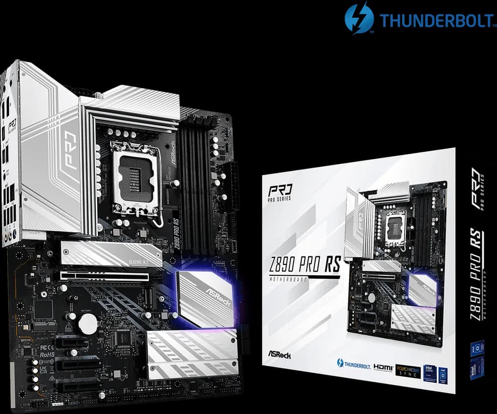 Placa de baza ASRock Z890 Pro RS, Socket 1851, DDR5, ATX