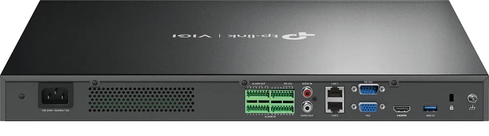NVR TP-Link VIGI 32 canale 4032H ; 8 MP,2 SATA Interface, max 20TB(neinclus), H.265+; ONVIF, detecție mișcare, linie, intruziune, persoane, vehicule etc. — miniatură