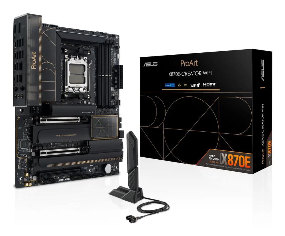 Placa de baza X870E-CREATOR WIFI, AMD X870E, Socket AM5, ATX "90MB1IG0-M0EAY0"