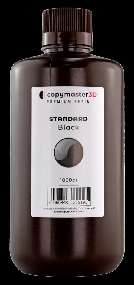 Rășină 3D Copymaster3D Standard UV – 1 kg – Black