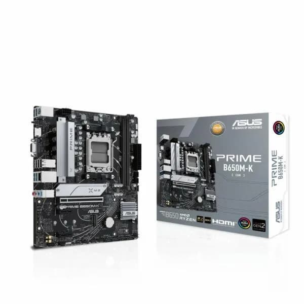 Placa de baza ASUS PRIME B650M-K, Socket AM5, DDR5, Micro-ATX