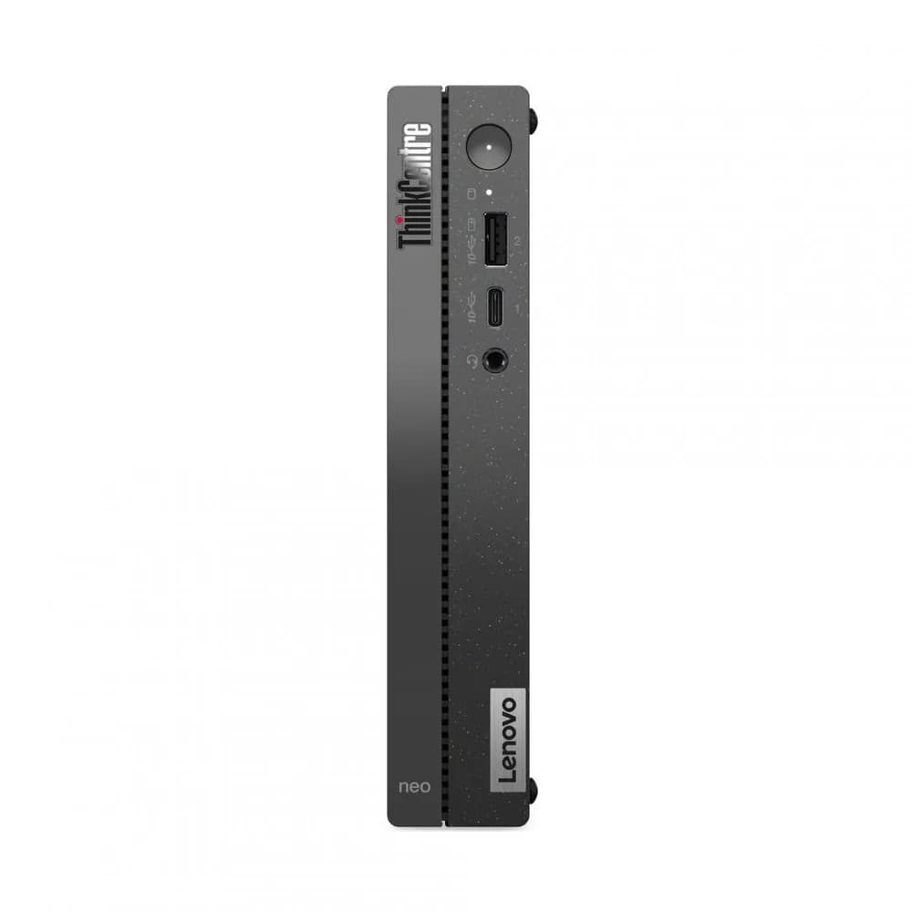 Desktop Business Lenovo ThinkCentre Neo 50q Gen 4 Tiny cu procesor Intel Core i3-1215U pana la 4.4 GHz, 8GB DDR4, 256GB SSD, Intel Integrated Graphics, Windows 11 Pro, Black — miniatură