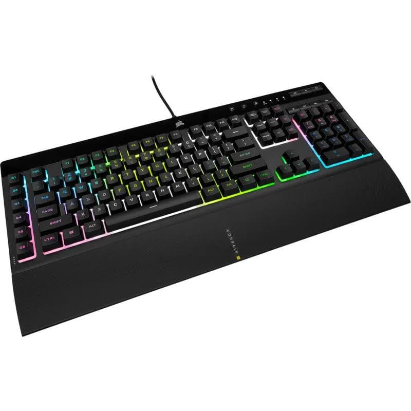 Tastatura Gaming CORSAIR K55 RGB PRO, RGB, USB, Negru — miniatură