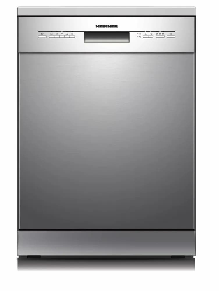 MASINA DE SPALAT VASE HEINNER HDW-FSM60514xE++. 14 SETURI, CLASA DE EFICIENTA ENERGETICA E, CONTROL ELECTRONIC, 5 PROGRAME: INTENSIV, UNIVERSAL, ECO, 90 MIN, RAPID (30 MIN), FUNCTIE HALF LOAD, PORNIRE INTARZIATA (3H, 6H, 9H), COS SUPERIOR AJUSTABIL PE INALTIME (GOL), COS TACAMURI, AQUASTOP, BLOCARE