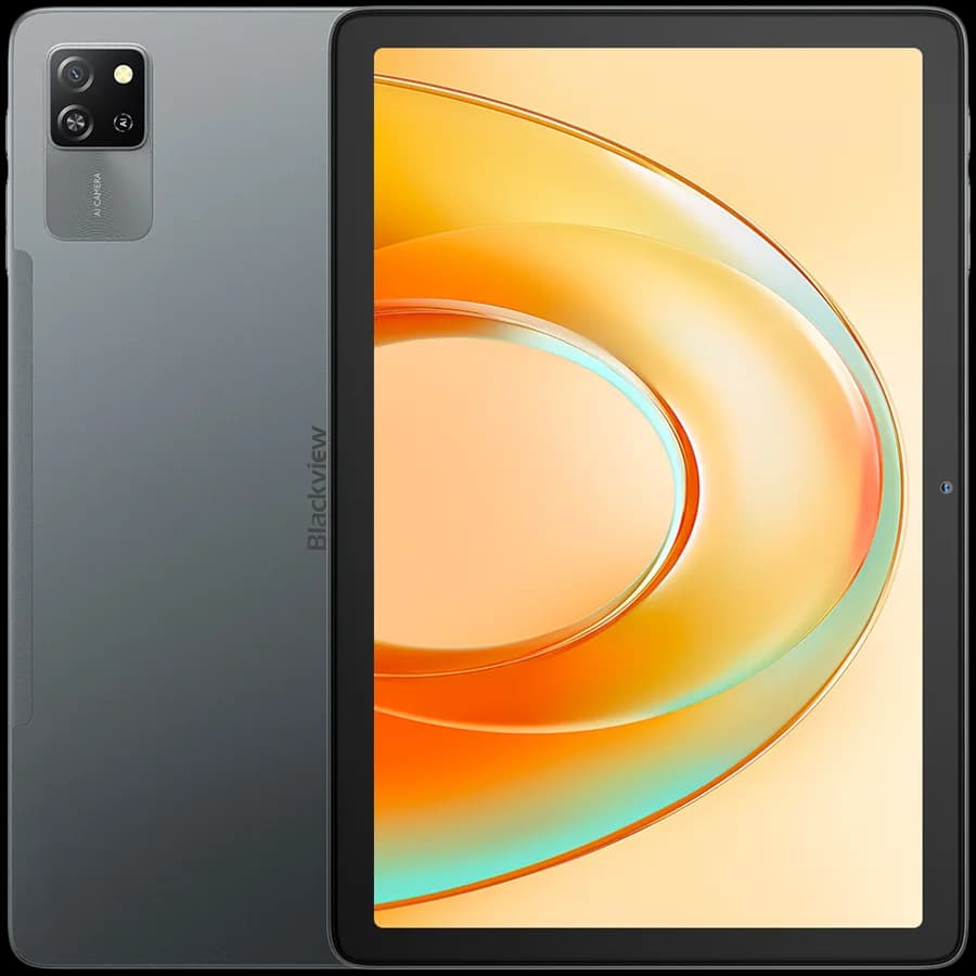 Blackview Tab 60 Pro SET LTE 10.1-inch HD+IPS 800x1280 60Hz 8GB/128GB, Cam Front 5MP Rear 8MP Battery 7700mAh + Charger USB Type-C Android 15 Volcano Grey "BVTAB60PRO_S8GR_EU"