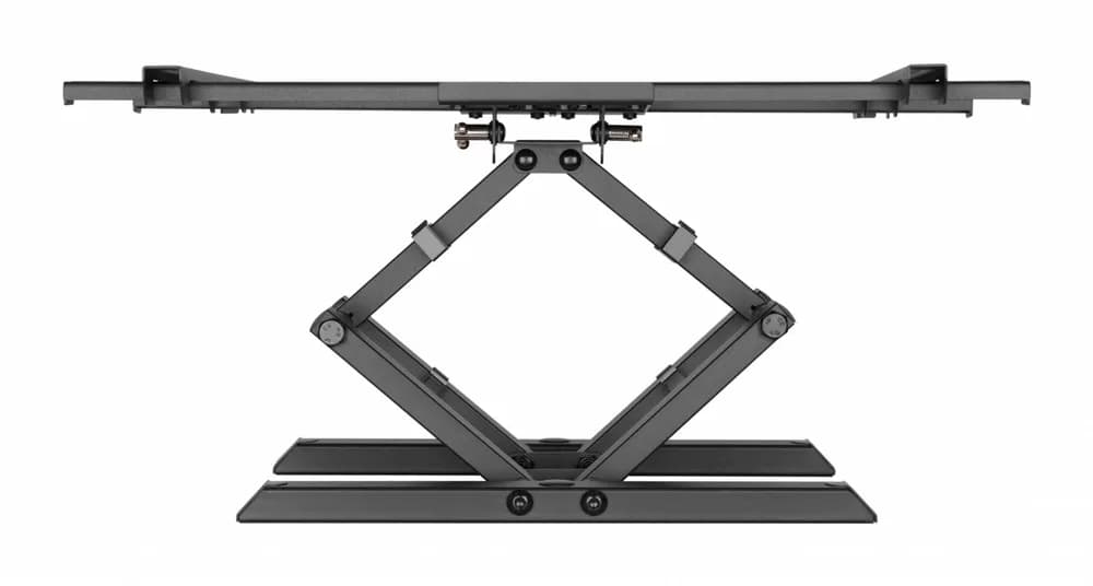 Suport TV de perete Serioux TV61-466, compatibilitate dimensiune ecran: 37"-80", compatibilitate VESA: 200x200, 300x200, 400x200, 300x300, 400x300, 400x400, 600x400, greutate maximă suportata: 65kg, distanta fata de perete: 77~428mm, inclinare: +3°~-15°, pivotare: +60°~-60°, nivel ecran: +3°~-3° — miniatură