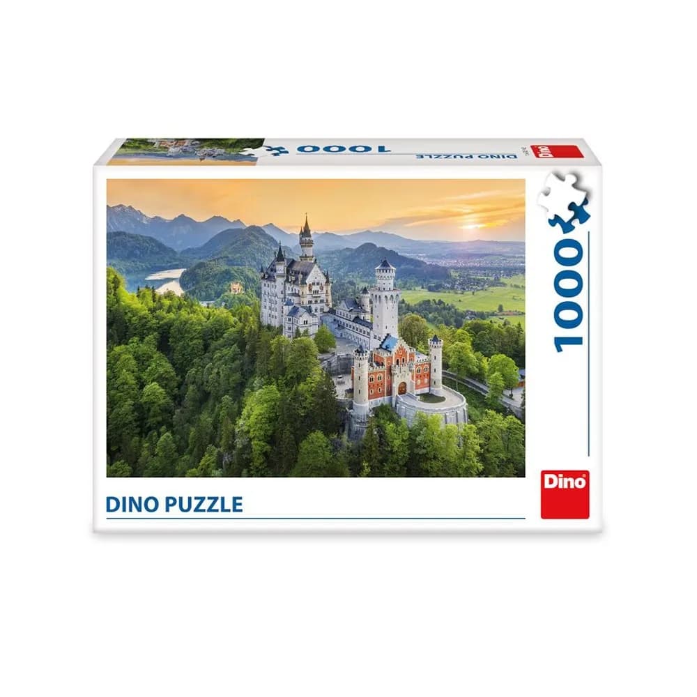 Puzzle 1000 piese, Castelul Neuschwanstein - DINO TOYS — miniatură