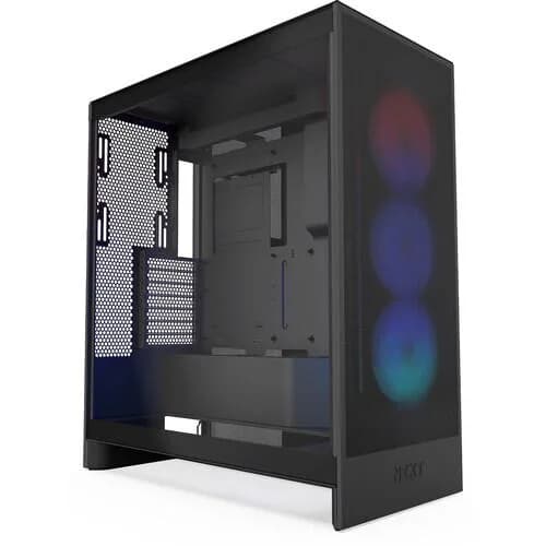 Carcasa NZXT H7 Flow RGB (2024), Mid-Tower, ATX, Negru "CM-H72FB-R1"