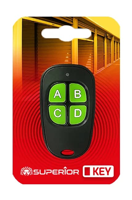 TELECOMANDA UNIVERSALA RF Superior,compatib porti si bariere cu frecv fixa 433.92 Mhz,necesita telecomanda orig ptr copiere cod, bateriile (2xCR2016) incluse, negru "SUPRF003"