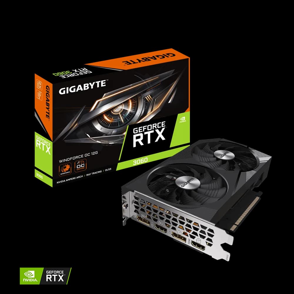 GB GeForce RTX 3060 WINDFORCE OC 12G V2 "N3060WF2OC-12GDV2"
