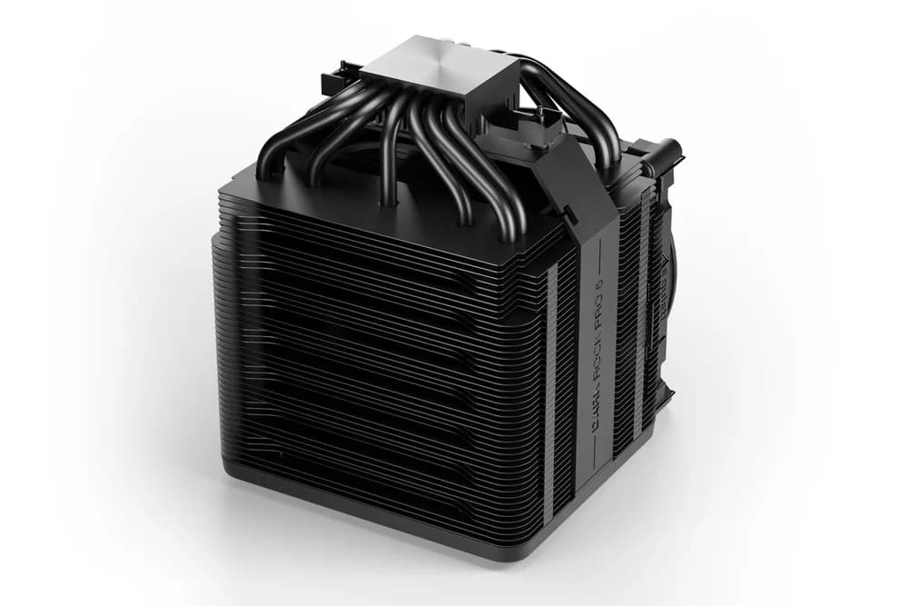 COOLER be quiet "Dark Rock Pro 5",racire aer, Ø6 mm×7 pcs heatpipe,skt. Intel LGA 1700/1200/115x, AMD: AM5/AM4, fan 1x120mm + 1x135mm, 2000 rpm, conectare 4-pin PWM, LED "BK036" — miniatură