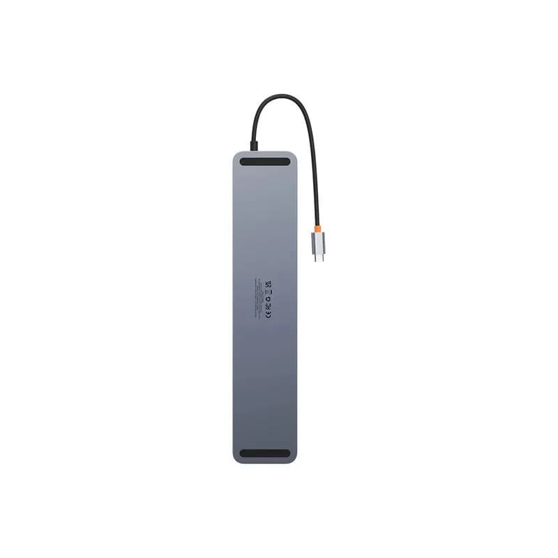 DOCKING Station Baseus EliteJoy Gen2 12-in-1, conectare PC USB-C,HDMIx2,USB3.0x3,PDx1,DPx1,SD/TFx1,RJ45x1,Type-C Datax1,jack 3.5mmx1, gri "WKSX030213" - 6932172613877 — miniatură